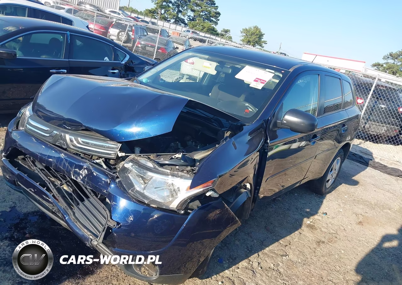 2014 Mitsubishi Outlander Es VIN:JA4AD2A39EZ010973 - 2