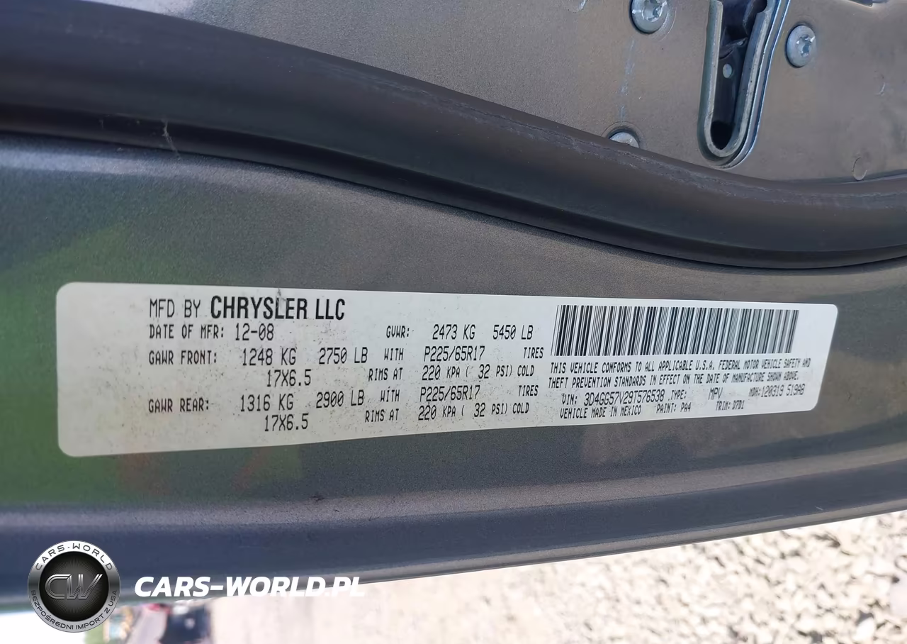 2009 Dodge Journey Sxt VIN:3D4GG57V29T576538 - 9