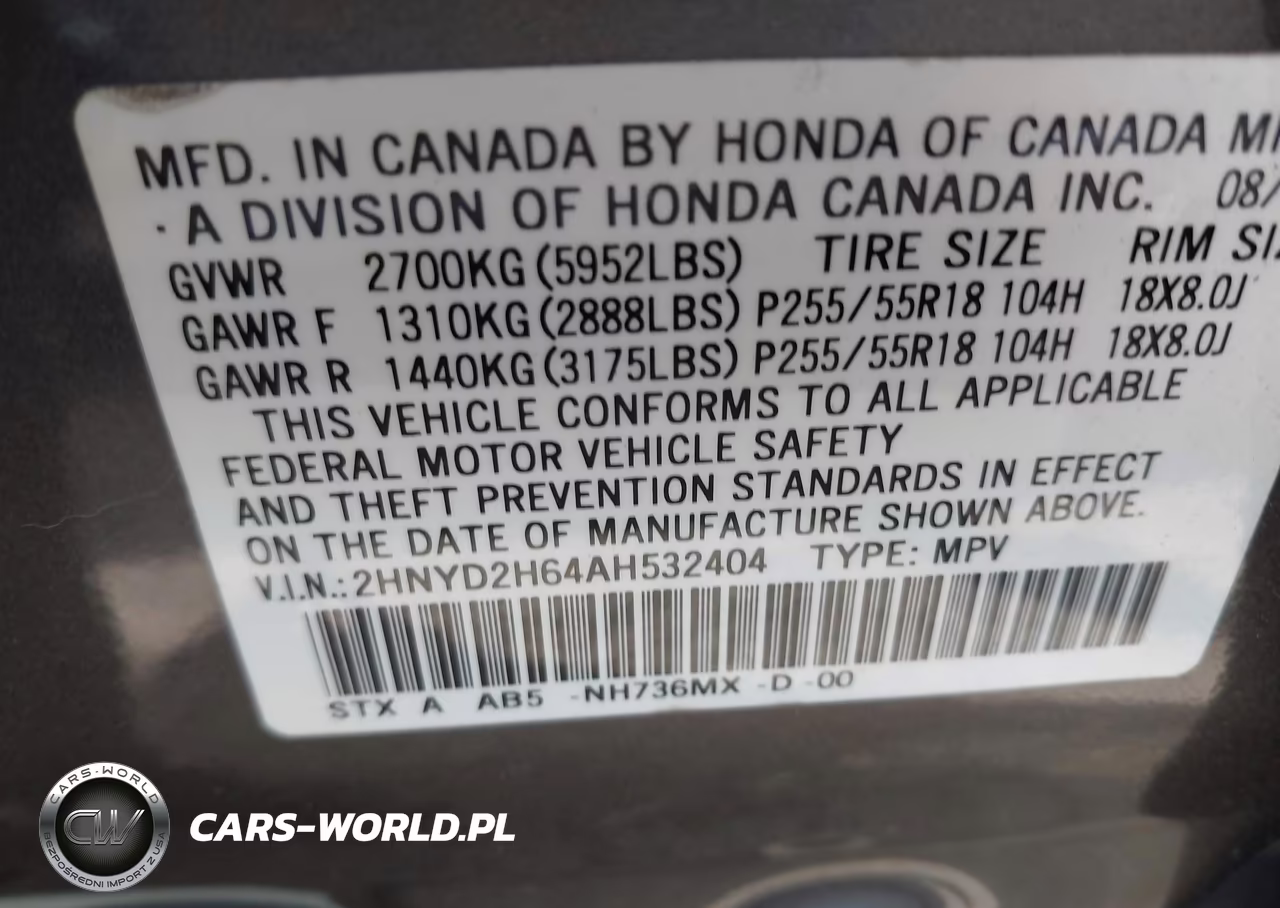 2010 Acura Mdx Technology Package VIN:2HNYD2H64AH532404 - 9
