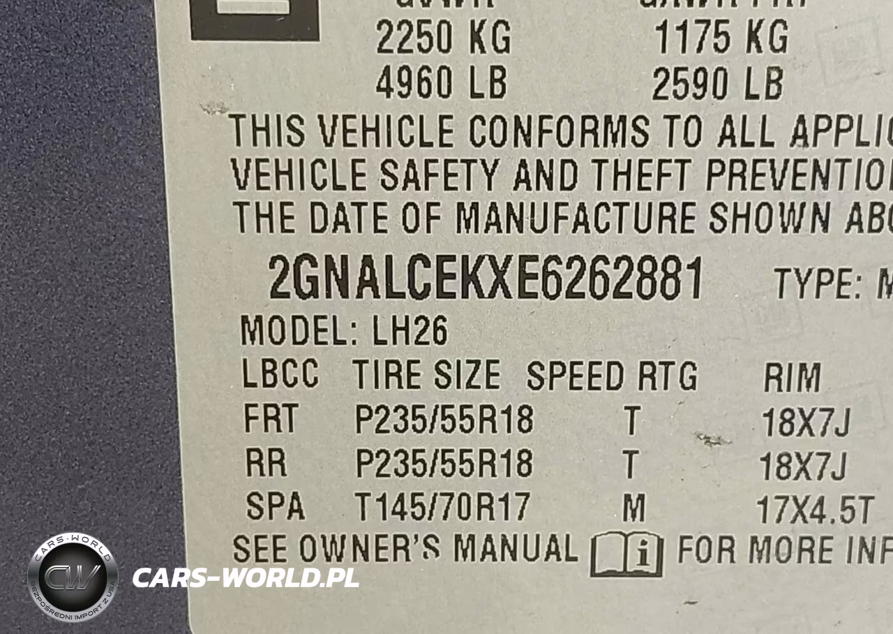 2014 Chevrolet Equinox 2Lt VIN:2GNALCEKXE6262881 - 9