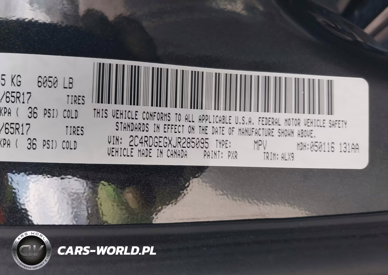 2018 Dodge Grand Caravan Gt VIN:2C4RDGEGXJR285095 - 9