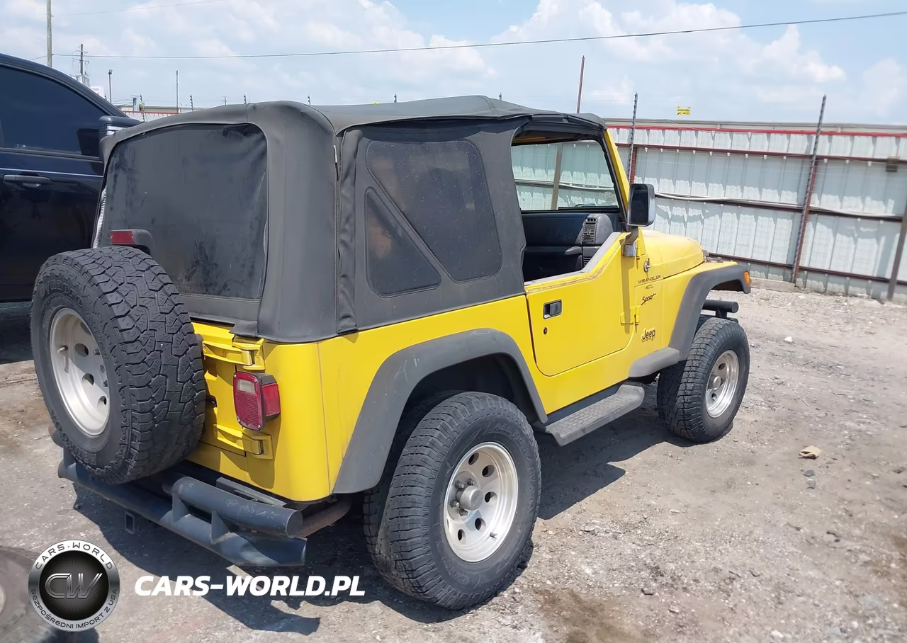 2000 Jeep Wrangler Sport VIN:1J4FA49S3YP796405 - 4