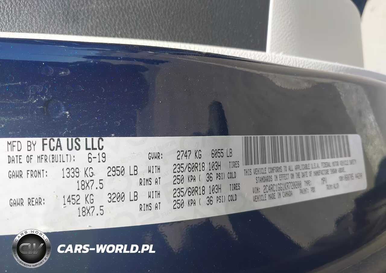 2019 Chrysler Pacifica Limited VIN:2C4RC1GG1KR720200 - 9
