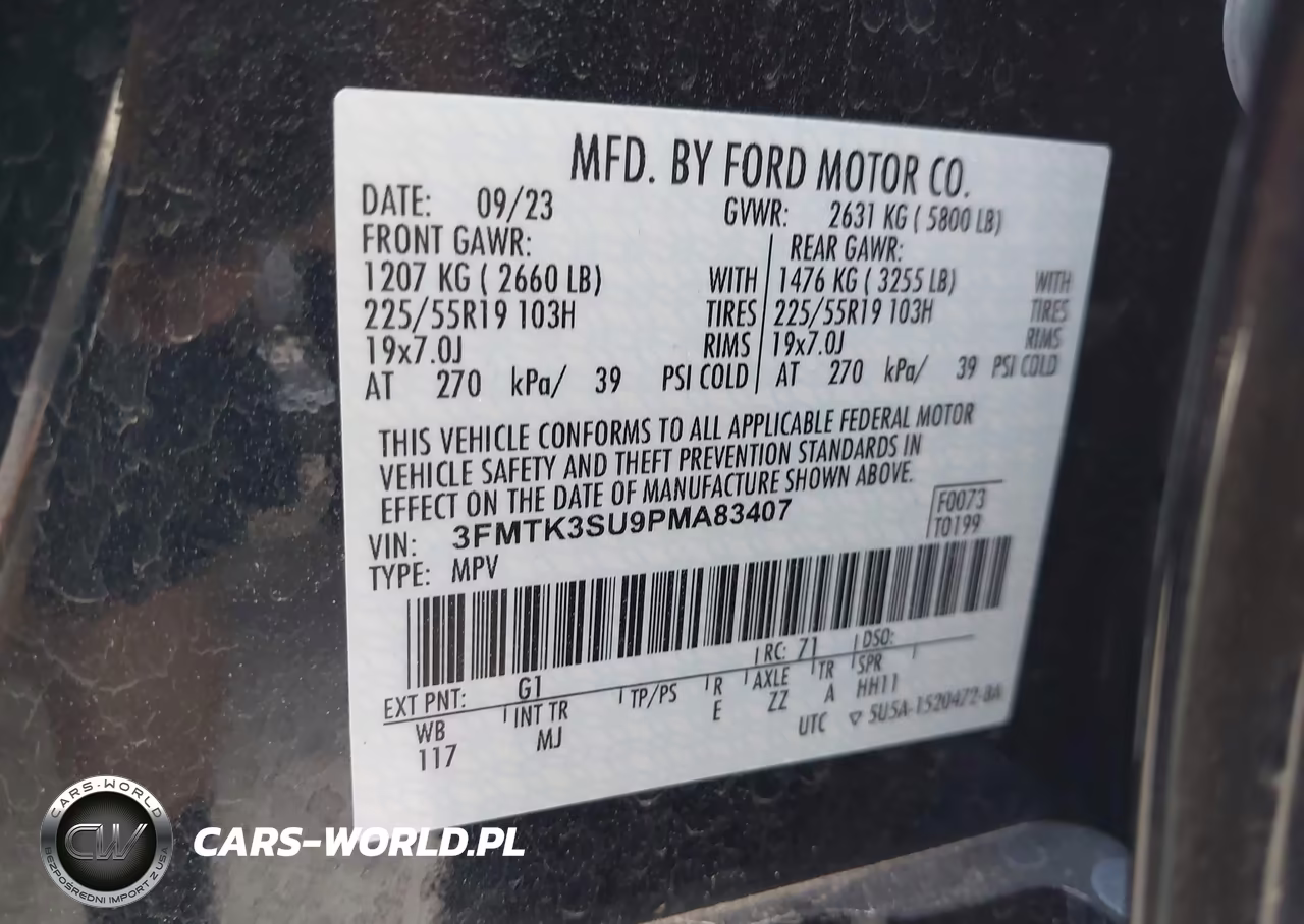 2023 Ford Mustang Mach-E Premium VIN:3FMTK3SU9PMA83407 - 9