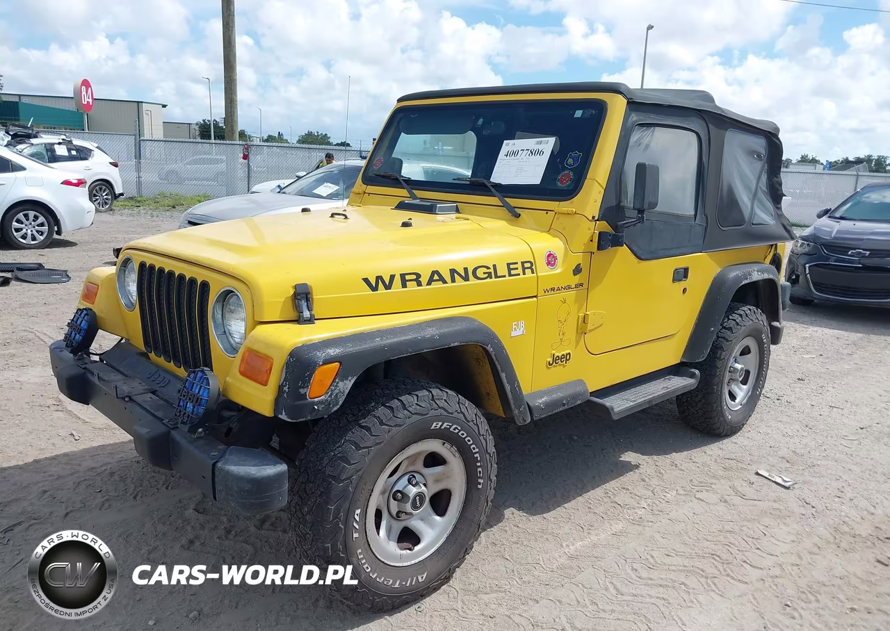 2002 Jeep Wrangler - Tj Se VIN:1J4FA29P82P721044 - 2