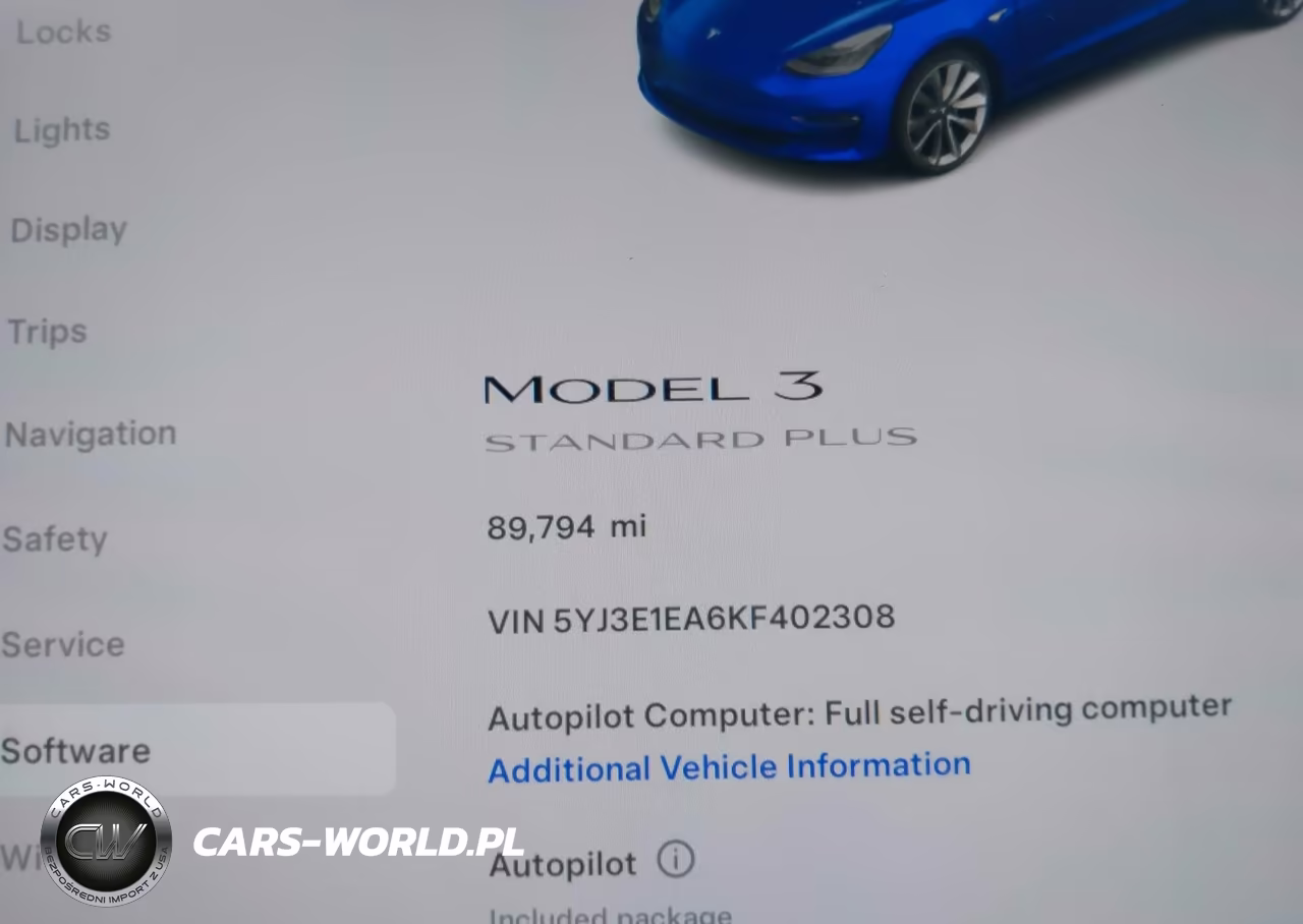 2019 TESLA MODEL 3 LONG RANGE-MID RANGE-STANDARD RANGE-STANDARD RANGE PLUS VIN:5YJ3E1EA6KF402308 - 15