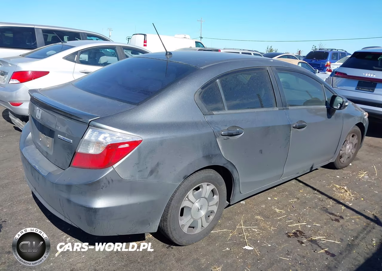 2012 Honda Civic Hybrid VIN:JHMFB4F22CS004742 - 4