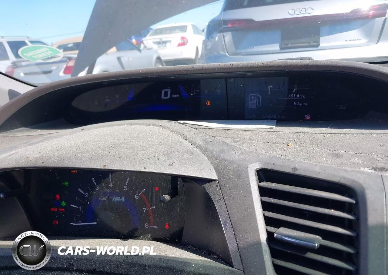 2012 Honda Civic Hybrid VIN:JHMFB4F22CS004742 - 7