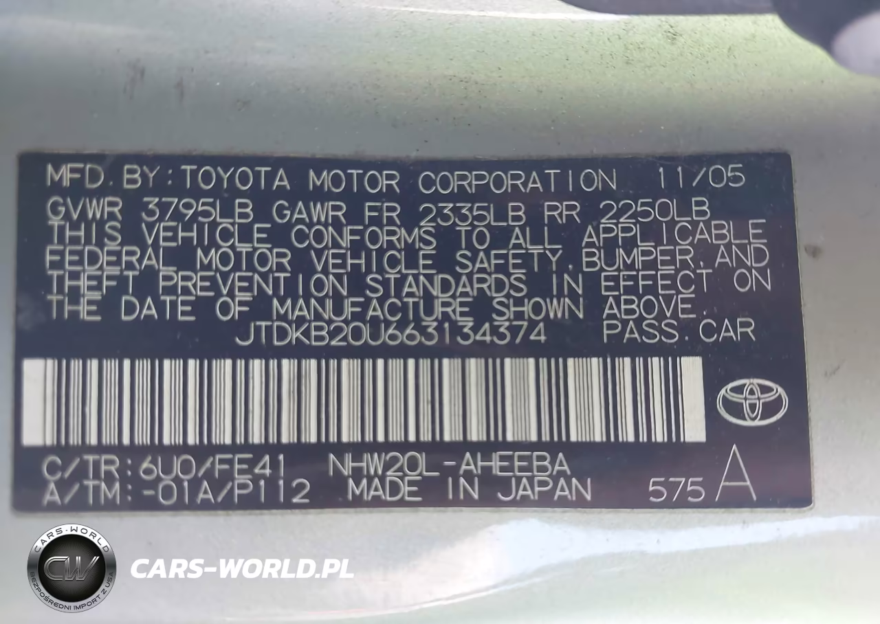 2006 Toyota Prius VIN:JTDKB20U663134374 - 9