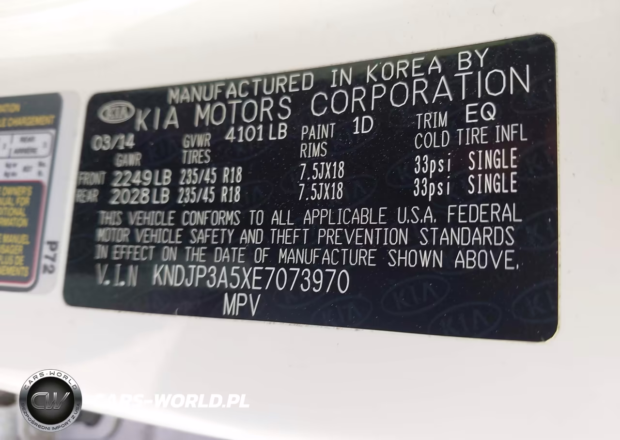 2014 Kia Soul + VIN:KNDJP3A5XE7073970 - 9