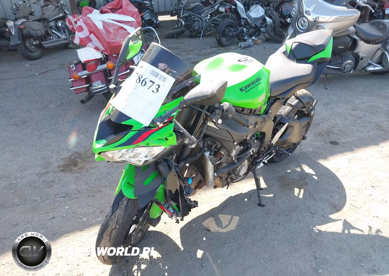 2022 Kawasaki Zx636 K VIN:JKBZXJH19NA012161 - 2