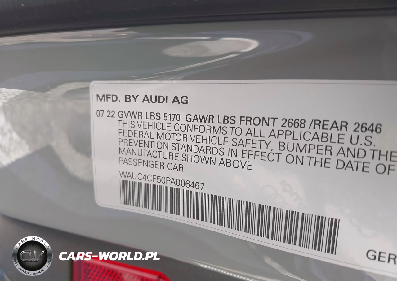 2023 Audi S5 Premium Plus VIN:WAUC4CF50PA006467 - 9