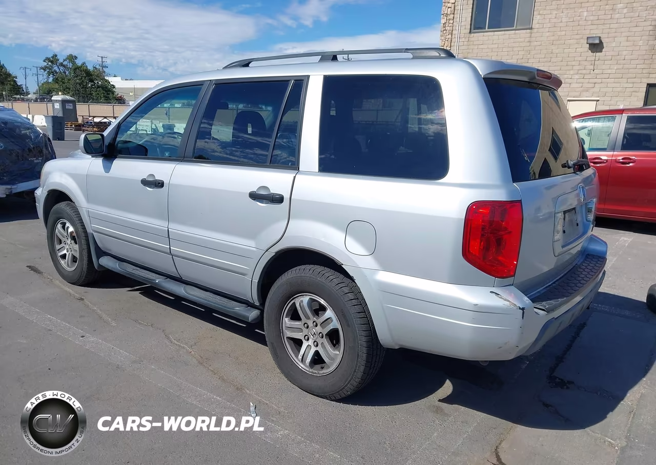 2004 Honda Pilot Ex-L VIN:2HKYF18784H522330 - 3