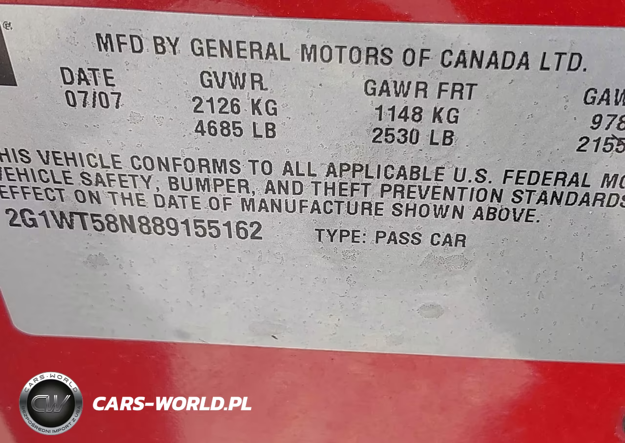 2008 Chevrolet Impala Lt VIN:2G1WT58N889155162 - 9