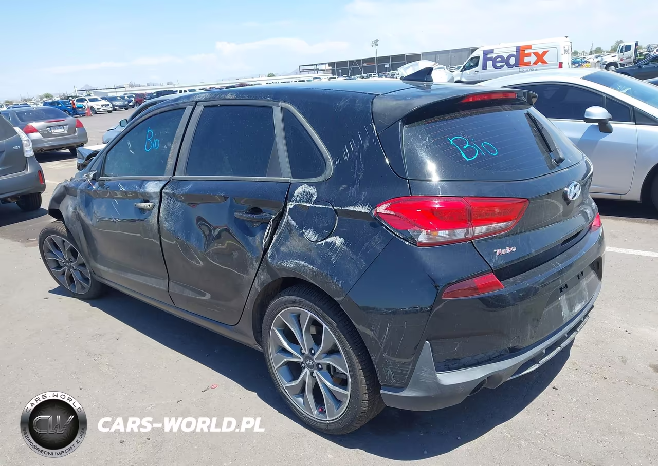 2019 Hyundai Elantra Gt N Line VIN:KMHH55LC7KU108730 - 3