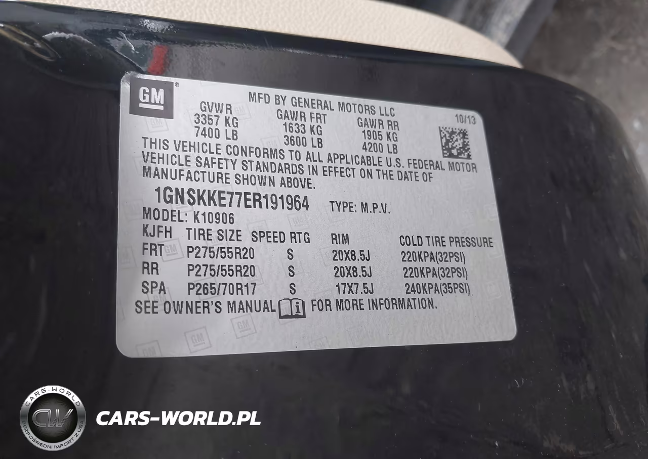 2014 Chevrolet Suburban 1500 Ltz VIN:1GNSKKE77ER191964 - 9