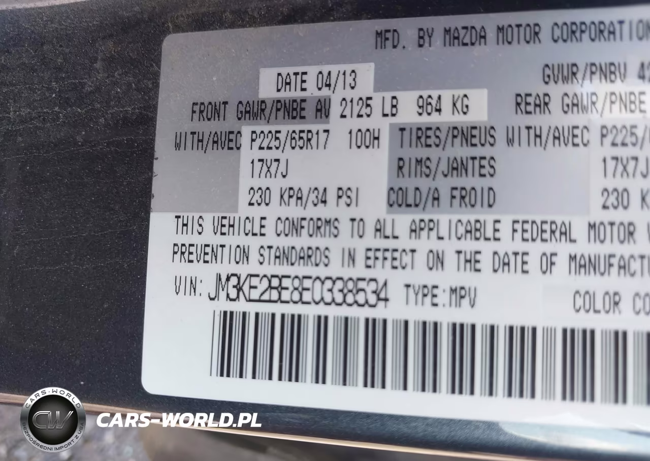 2014 Mazda Cx-5 Sport VIN:JM3KE2BE8E0338534 - 9