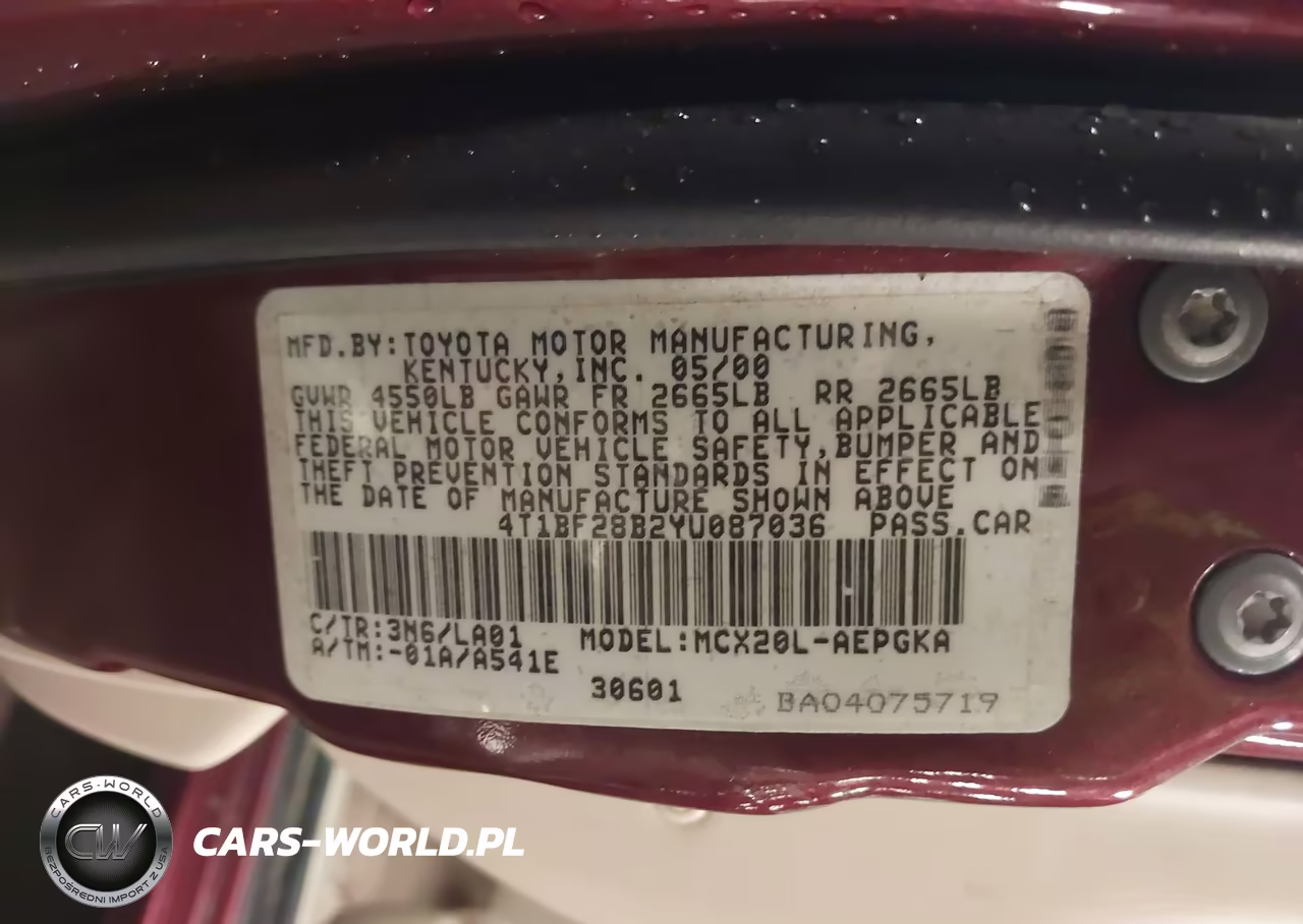 2000 Toyota Avalon Xls VIN:4T1BF28B2YU087036 - 9