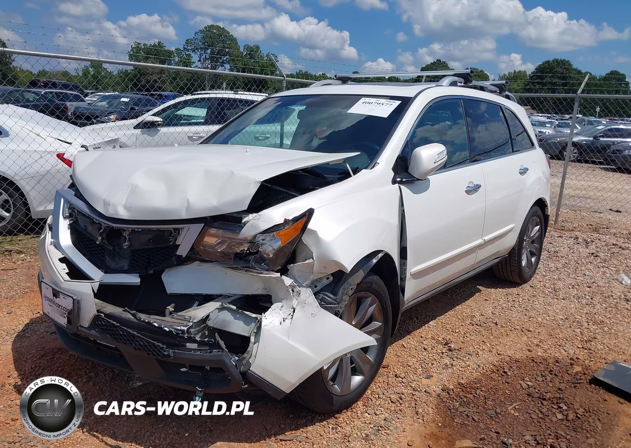 2010 Acura Mdx Advance Package VIN:2HNYD2H77AH500670 - 2