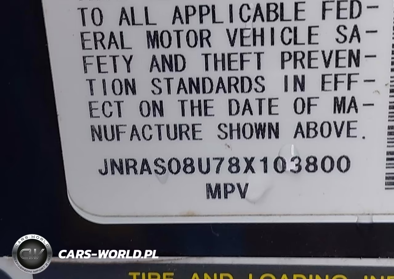 2008 Infiniti Fx35 VIN:JNRAS08U78X103800 - 9