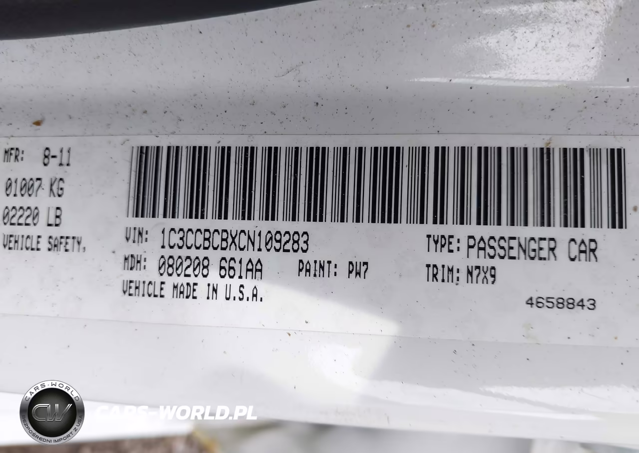 2012 Chrysler 200 Limited VIN:1C3CCBCBXCN109283 - 9