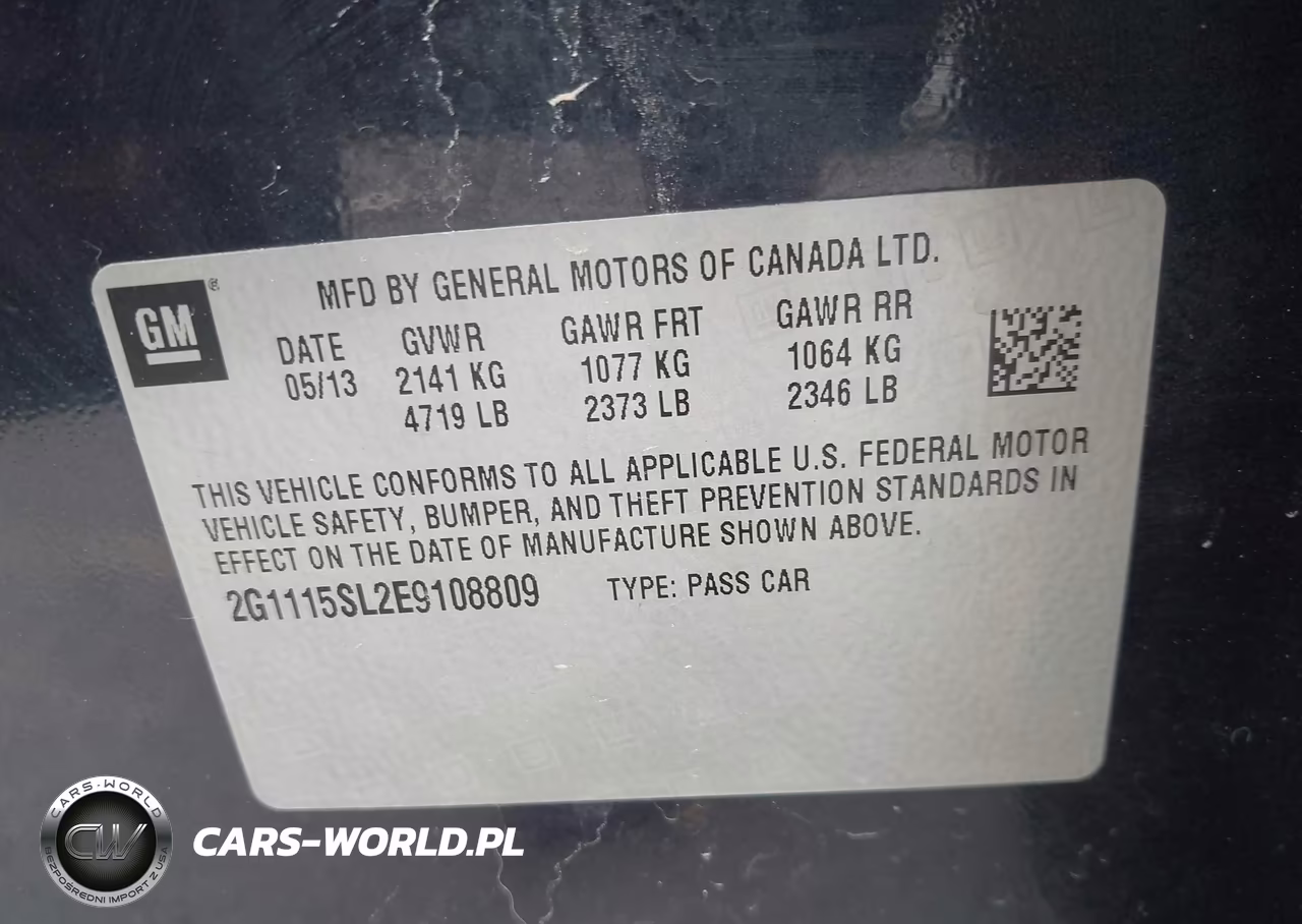 2014 Chevrolet Impala 1Lt VIN:2G1115SL2E9108809 - 9