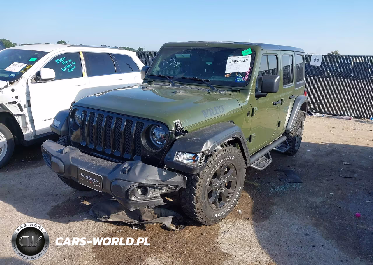 2020 Jeep Wrangler Unlimited Willys 4X4 VIN:1C4HJXDNXLW284396 - 2