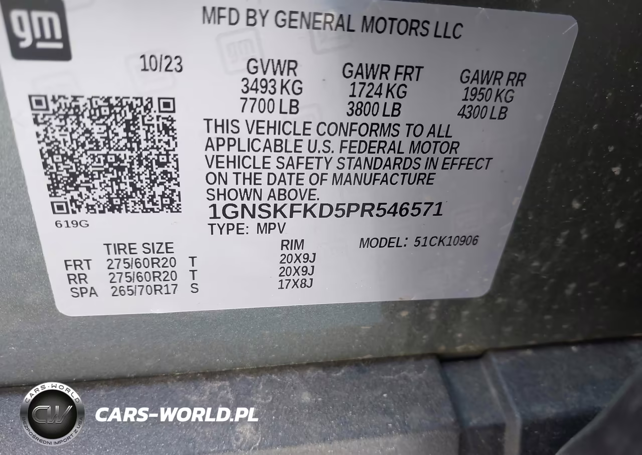 2023 Chevrolet Suburban 4Wd Premier VIN:1GNSKFKD5PR546571 - 9
