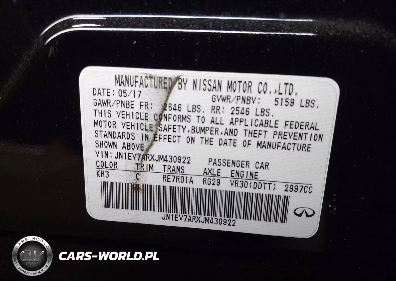2018 Infiniti Q50 3.0T Luxe VIN:JN1EV7ARXJM430922 - 9