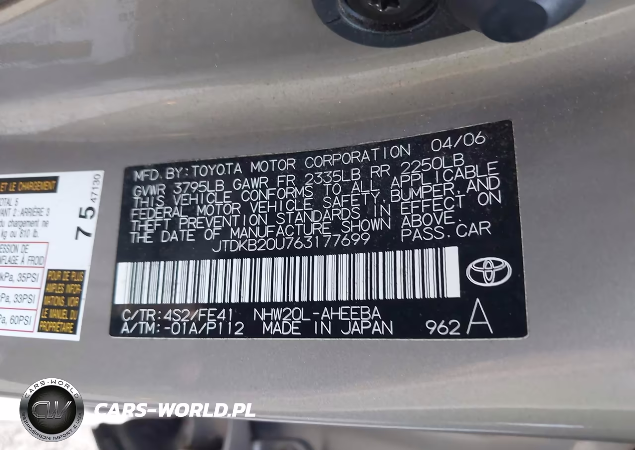 2006 Toyota Prius VIN:JTDKB20U763177699 - 9