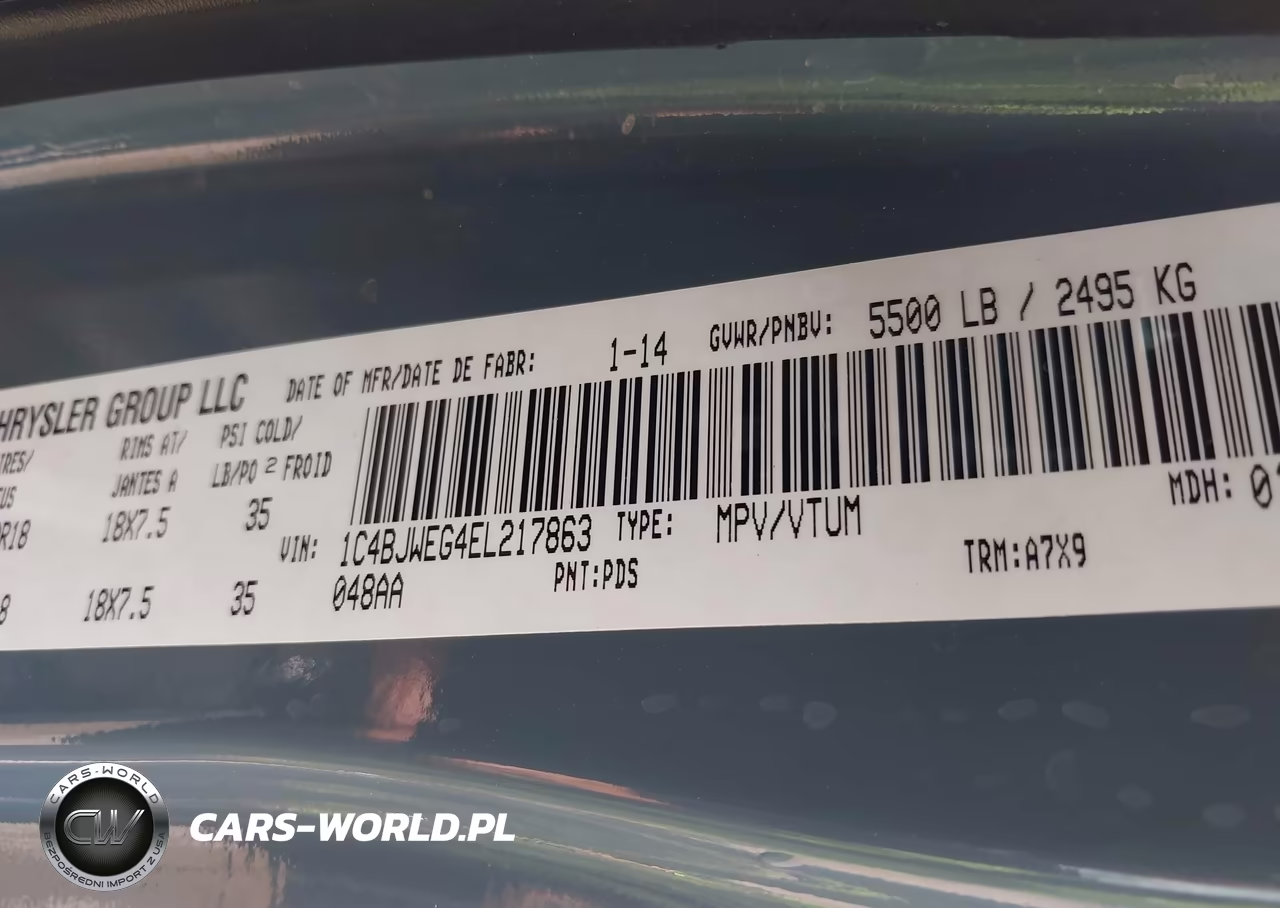2014 Jeep Wrangler Unlimited Sahara VIN:1C4BJWEG4EL217863 - 9