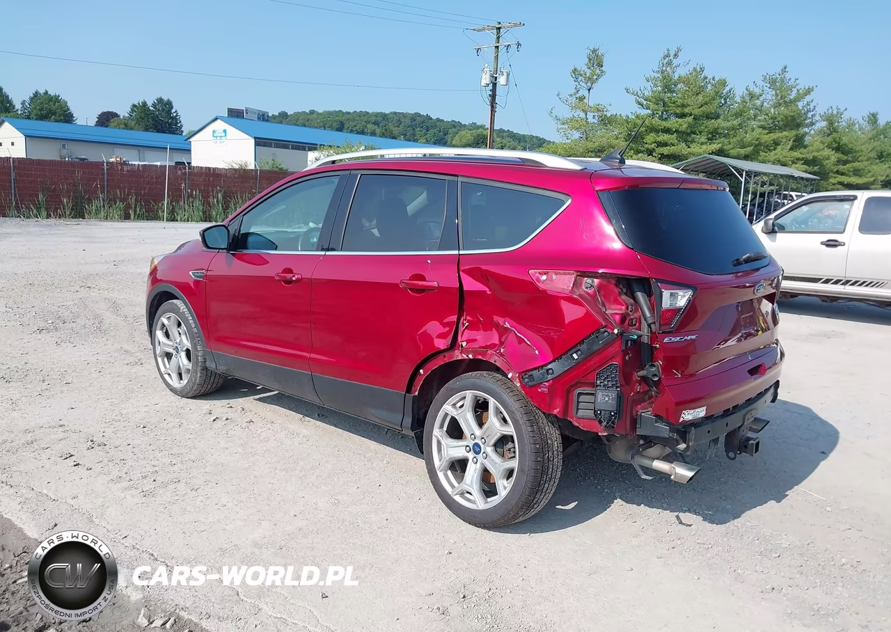 2018 Ford Escape Titanium VIN:1FMCU9J9XJUA27280 - 3