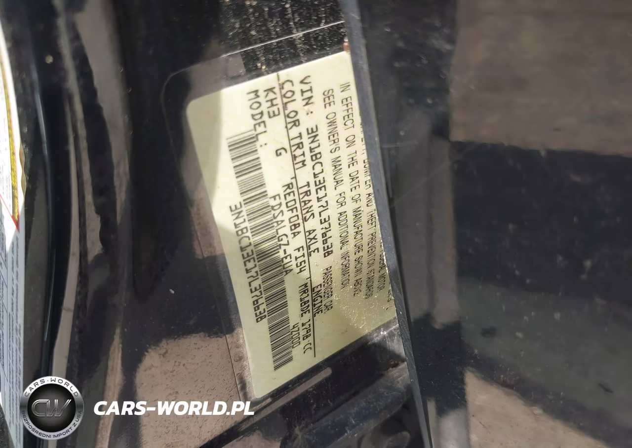 2007 Nissan Versa 1.8 S VIN:3N1BC13E17L376638 - 9