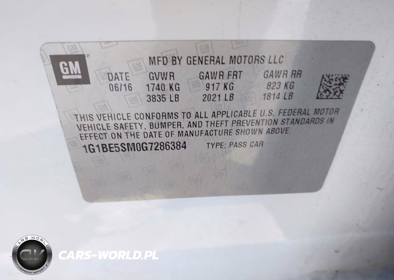 2016 Chevrolet Cruze Lt Auto VIN:1G1BE5SM0G7286384 - 9