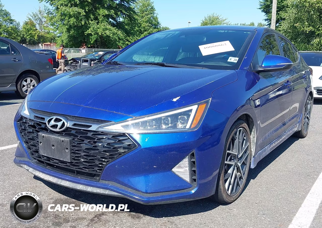 HYUNDAI ELANTRA VIN:KMHD04LB1KU886777 - 2