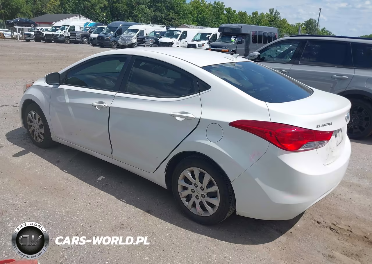 2012 Hyundai Elantra Gls VIN:5NPDH4AEXCH068891 - 3