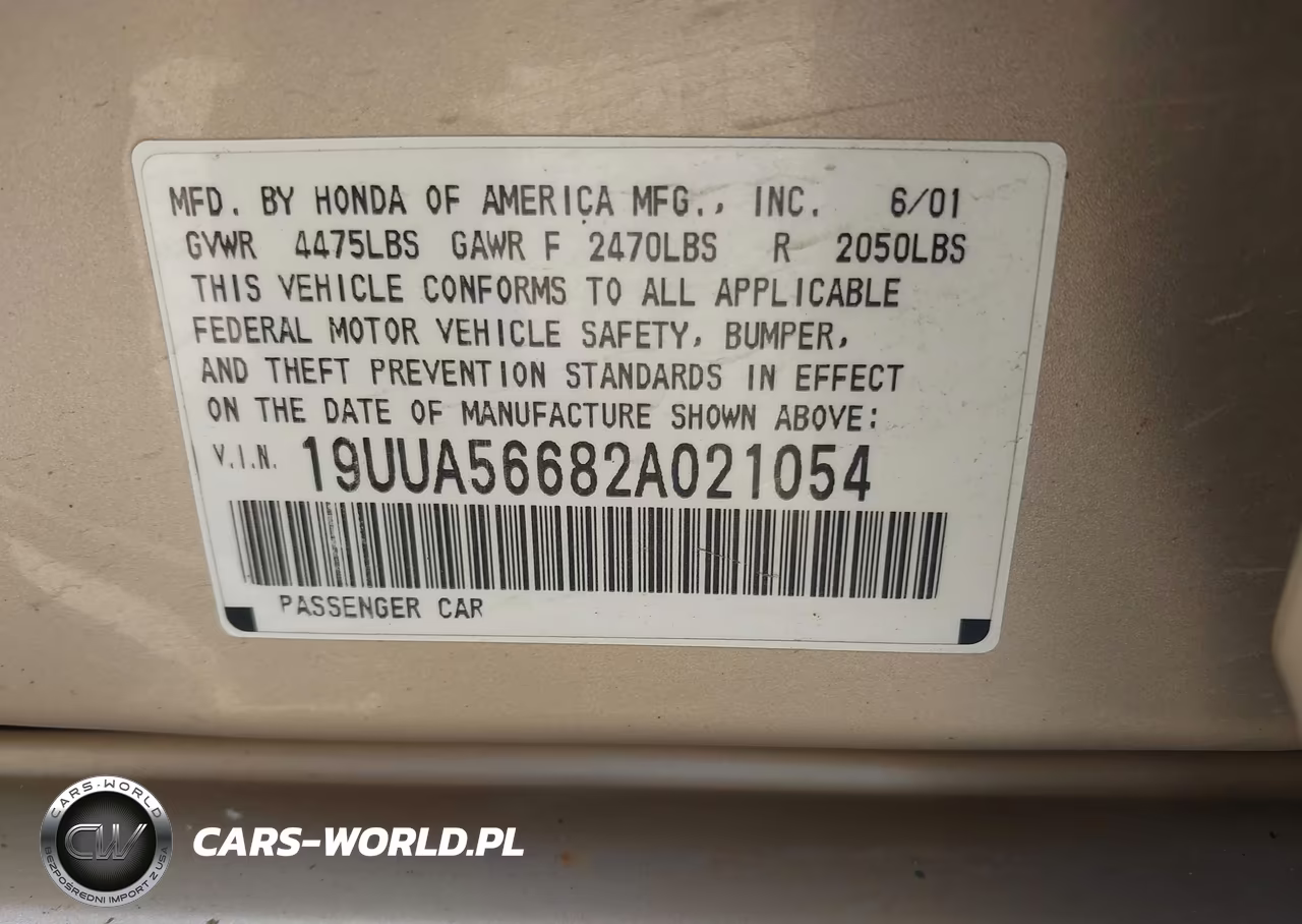 2002 Acura Tl 3.2 VIN:19UUA56682A021054 - 9