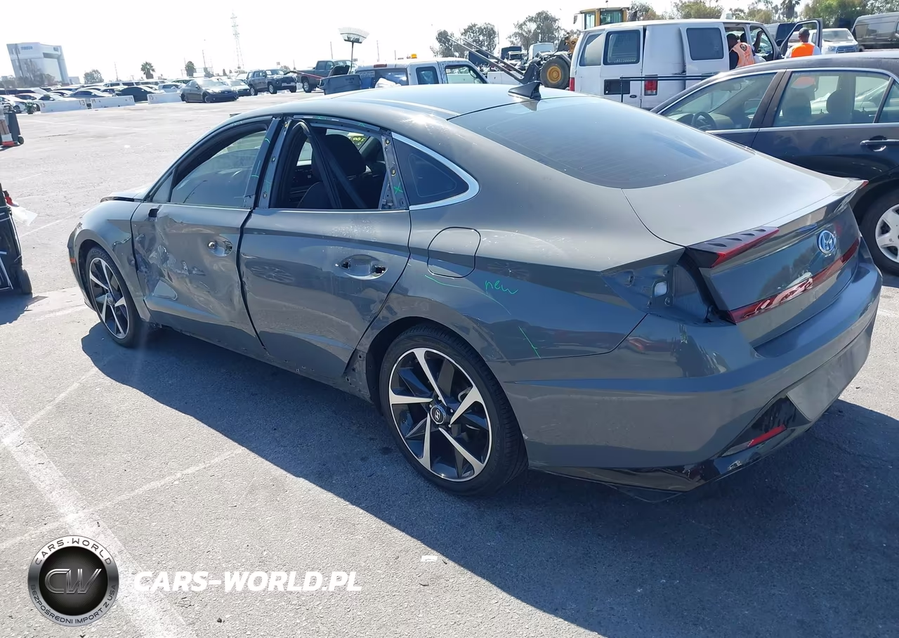 2021 Hyundai Sonata Sel Plus VIN:5NPEJ4J28MH128277 - 3