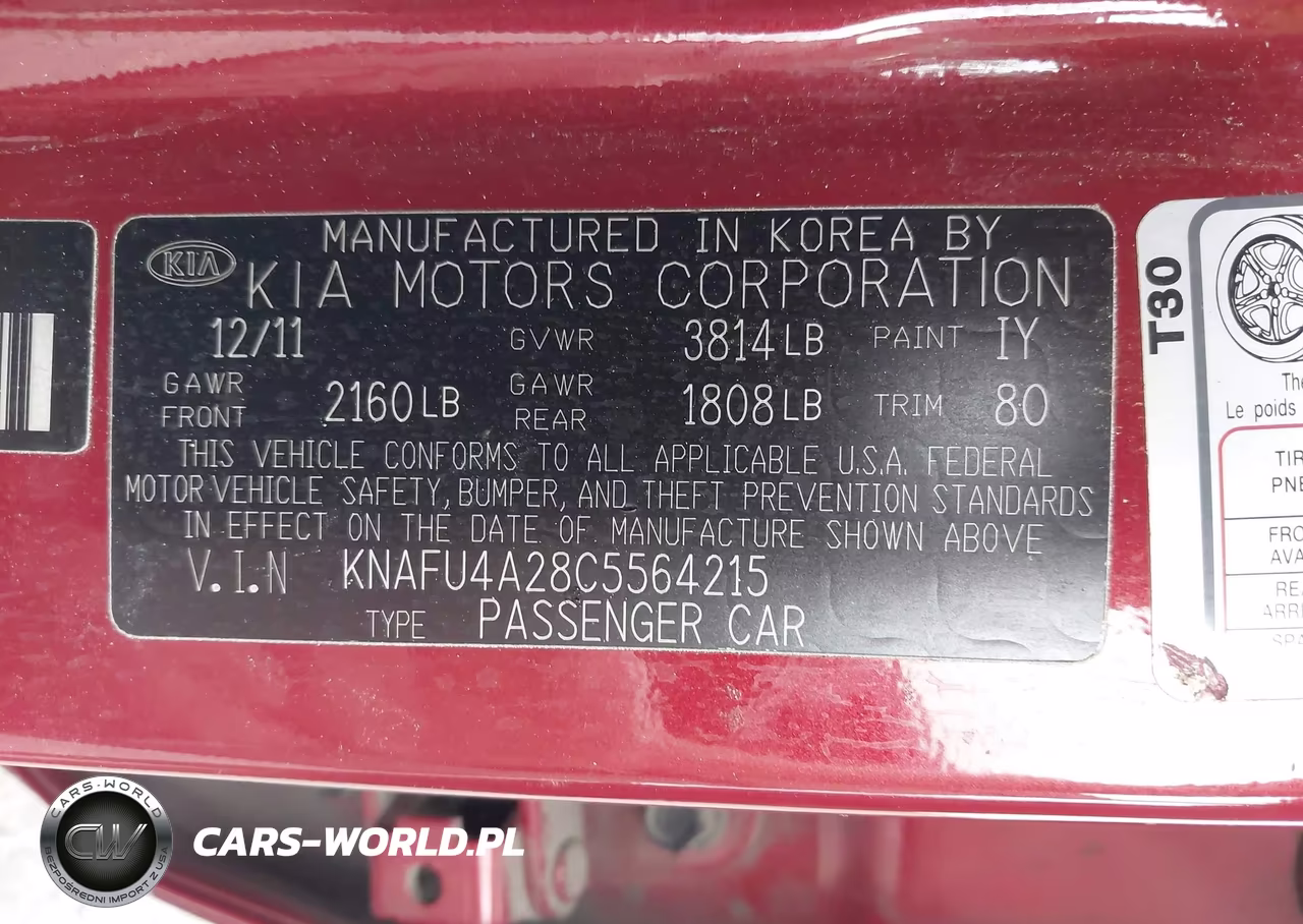2012 Kia Forte Ex VIN:KNAFU4A28C5564215 - 9