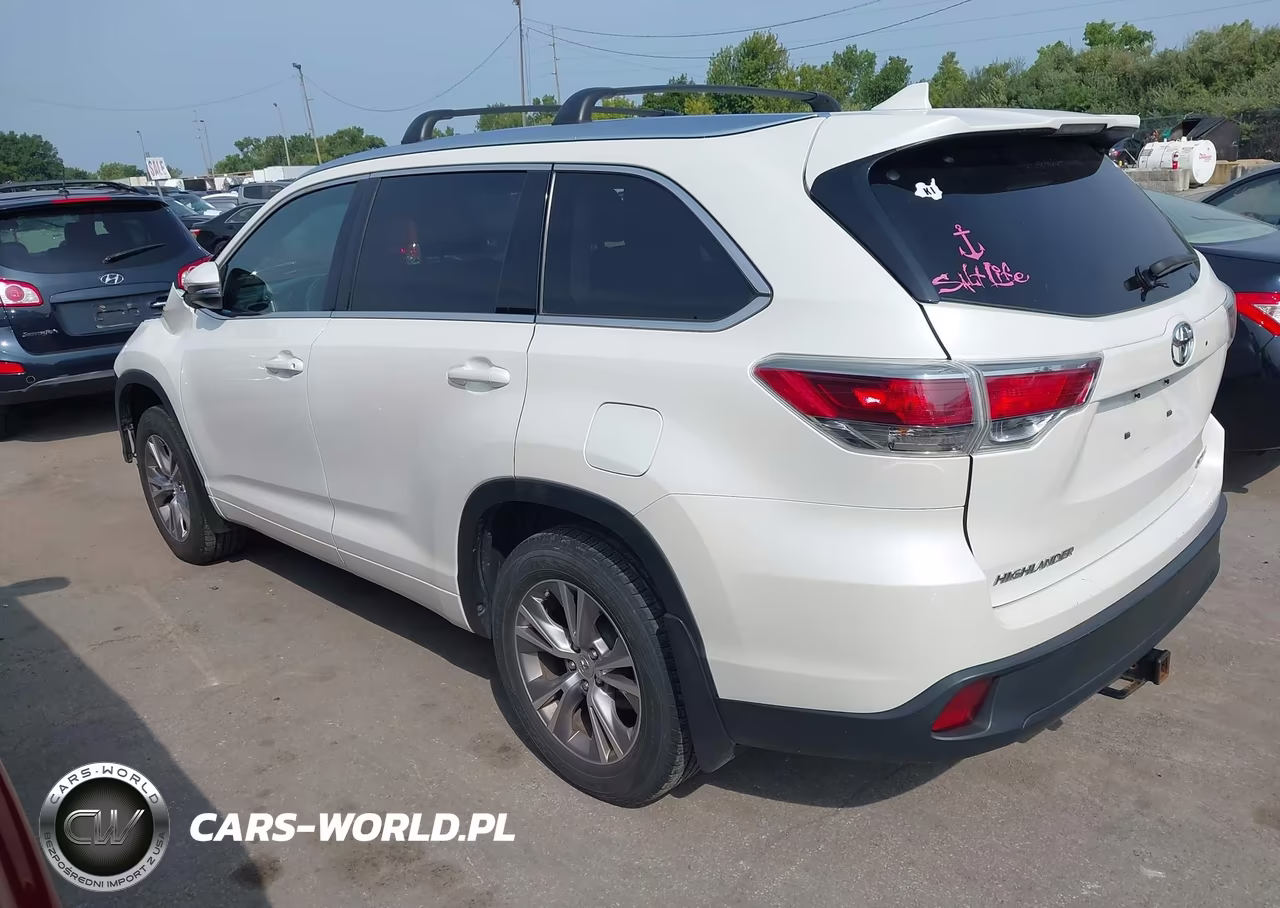 2015 Toyota Highlander Xle V6 VIN:5TDJKRFH2FS108531 - 3