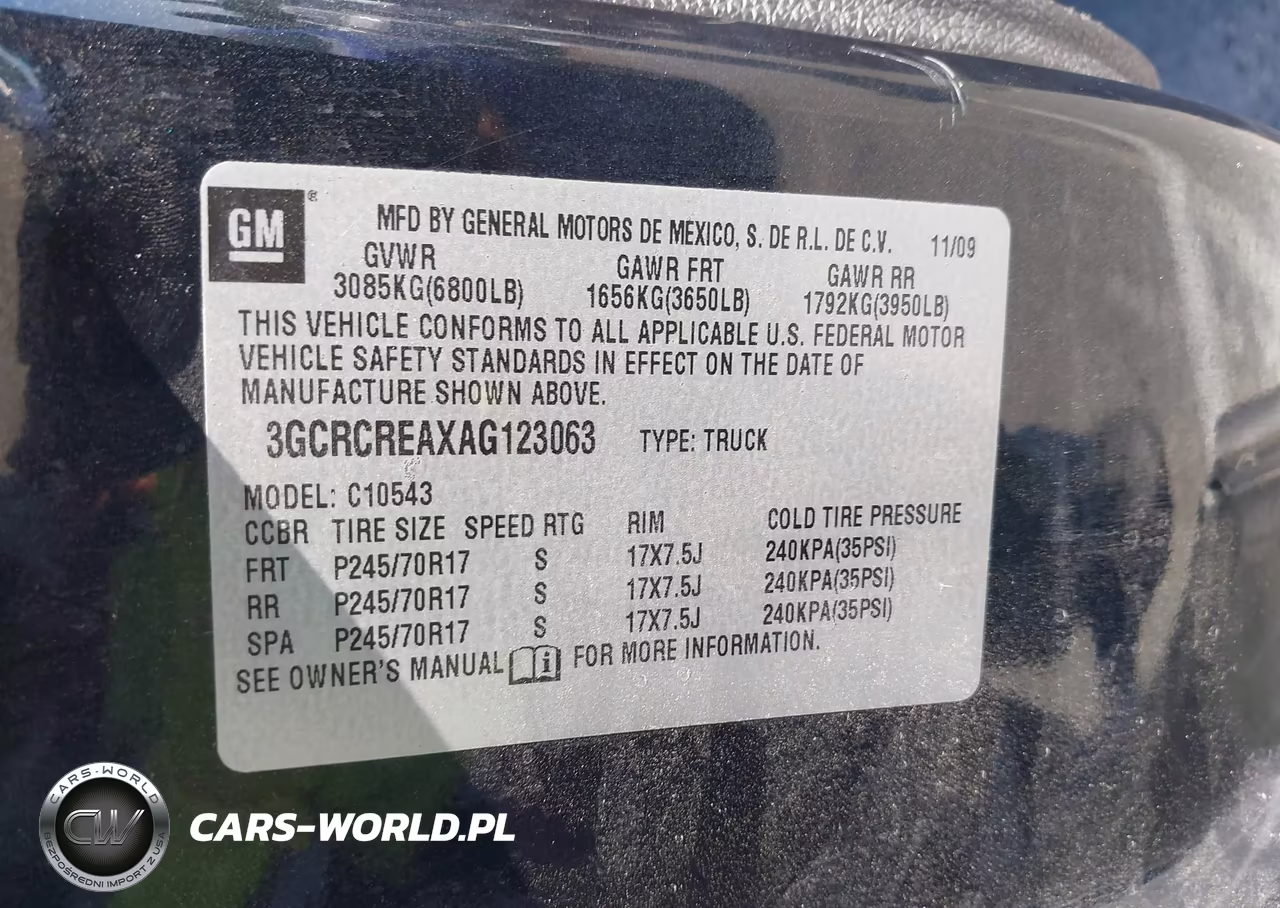 2010 Chevrolet Silverado 1500 Ls VIN:3GCRCREAXAG123063 - 9