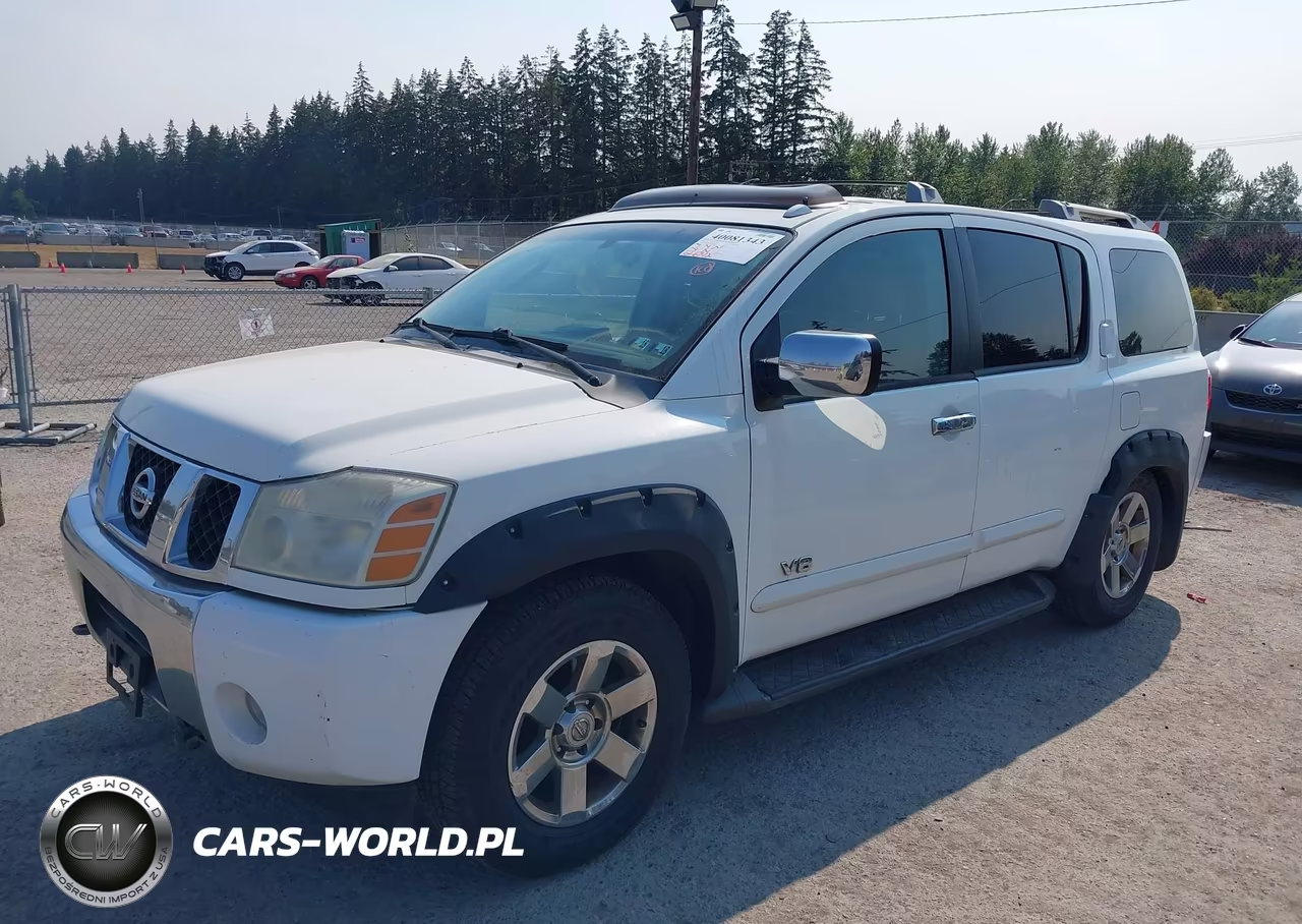 2007 Nissan Armada Le VIN:5N1BA08CX7N705031 - 2