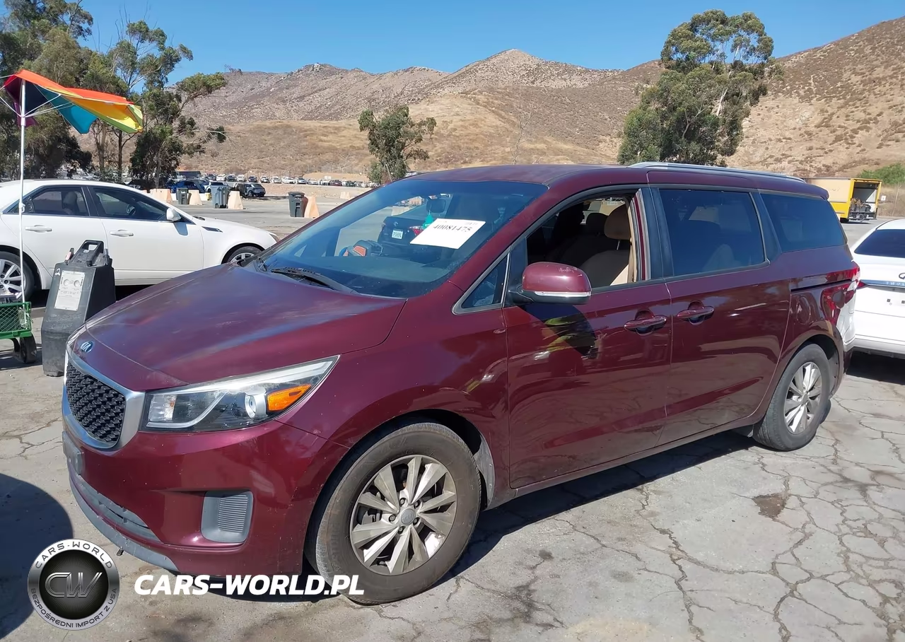 2016 Kia Sedona Lx VIN:KNDMB5C1XG6140075 - 2
