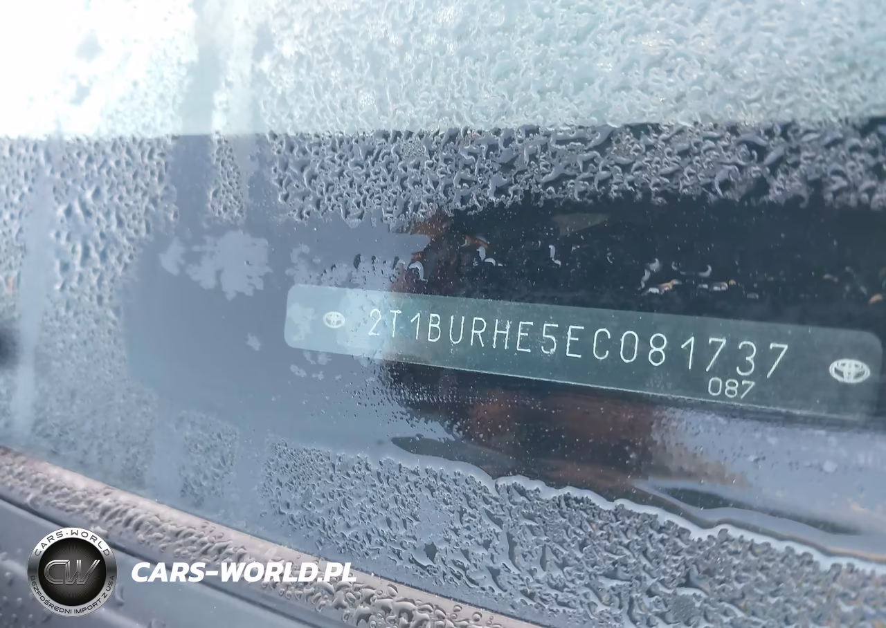 2014 Toyota Corolla S Plus VIN:2T1BURHE5EC081737 - 9