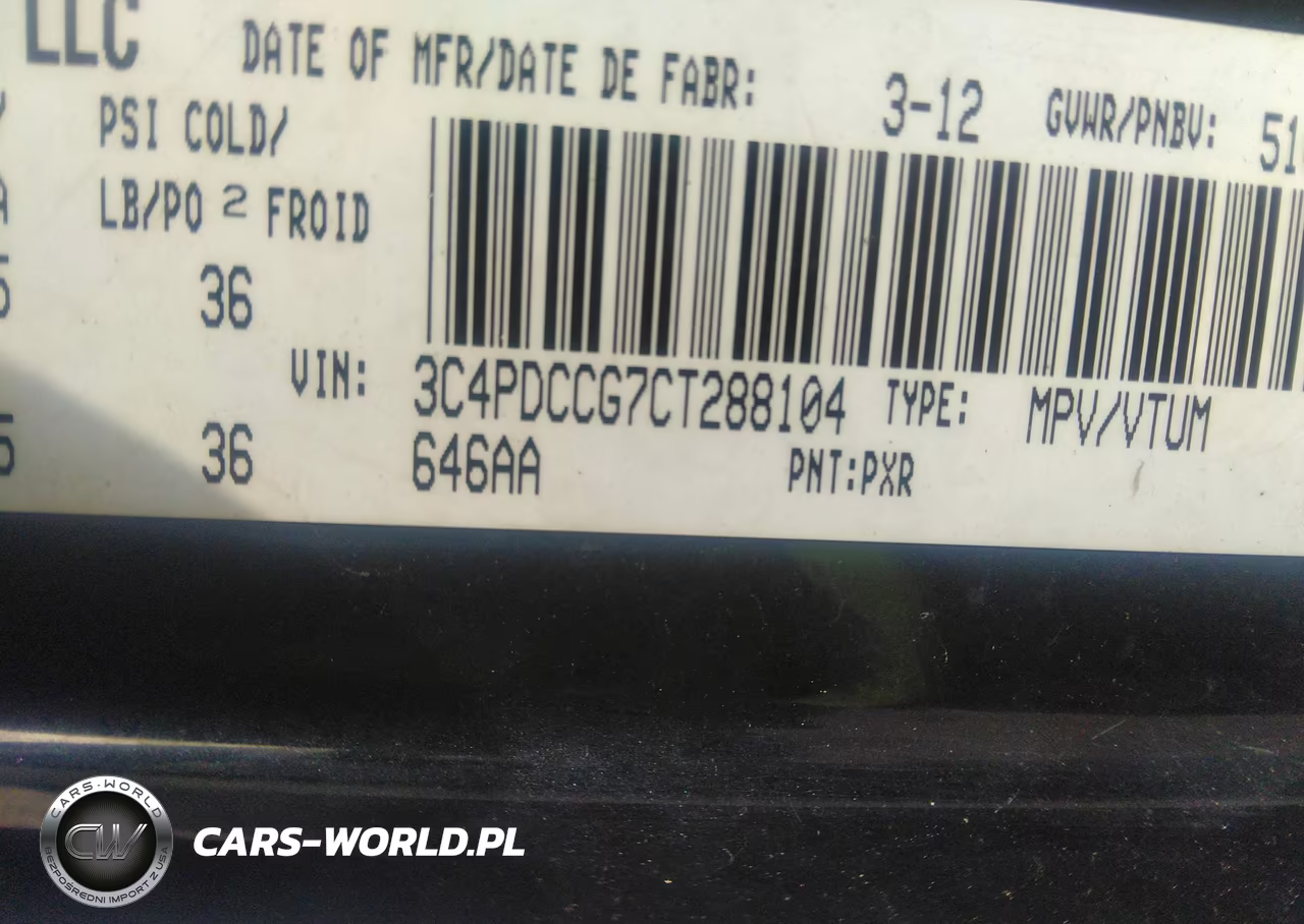 2012 Dodge Journey Sxt Crew VIN:3C4PDCCG7CT288104 - 9