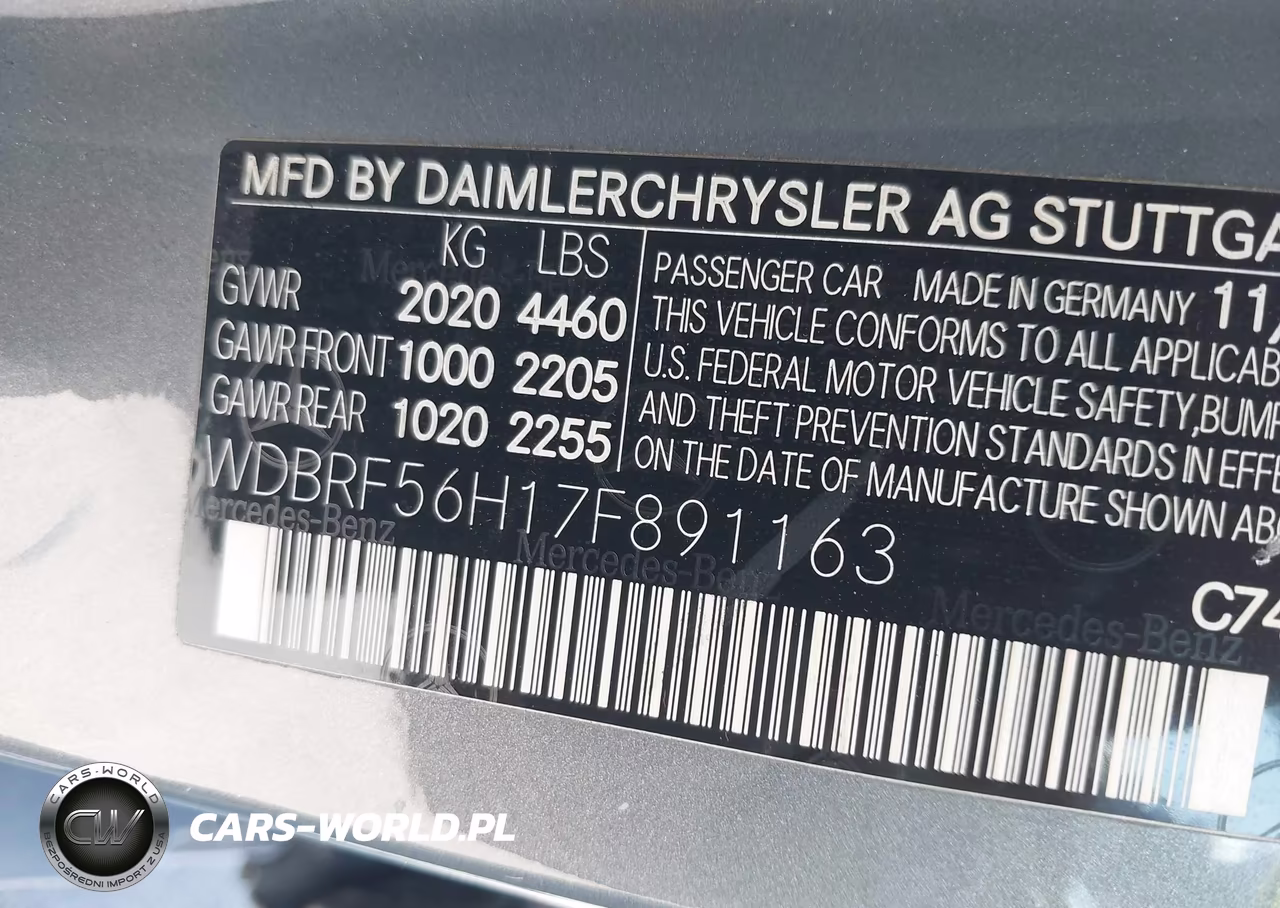 2007 Mercedes-Benz C 350 VIN:WDBRF56H17F891163 - 9