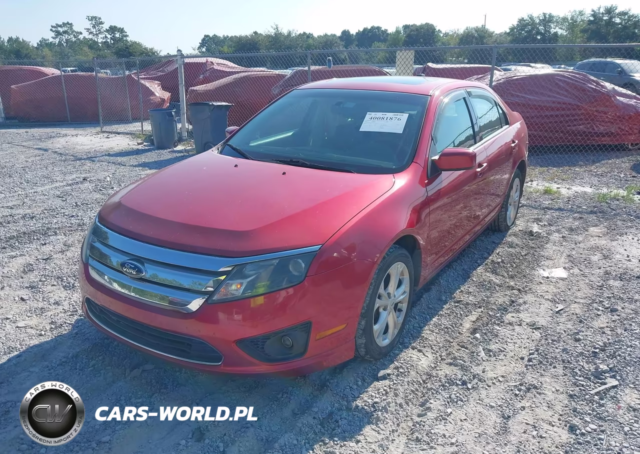 2012 Ford Fusion Se VIN:3FAHP0HA6CR371931 - 2