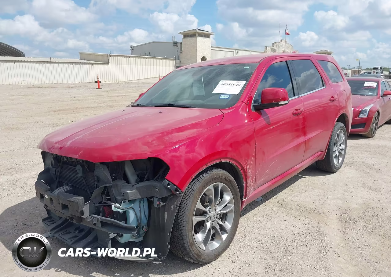 2019 Dodge Durango Gt Plus Rwd VIN:1C4RDHDG3KC721223 - 2