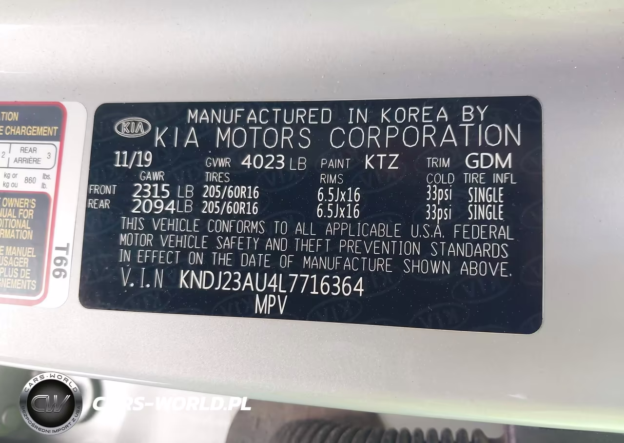 2020 Kia Soul Lx VIN:KNDJ23AU4L7716364 - 9