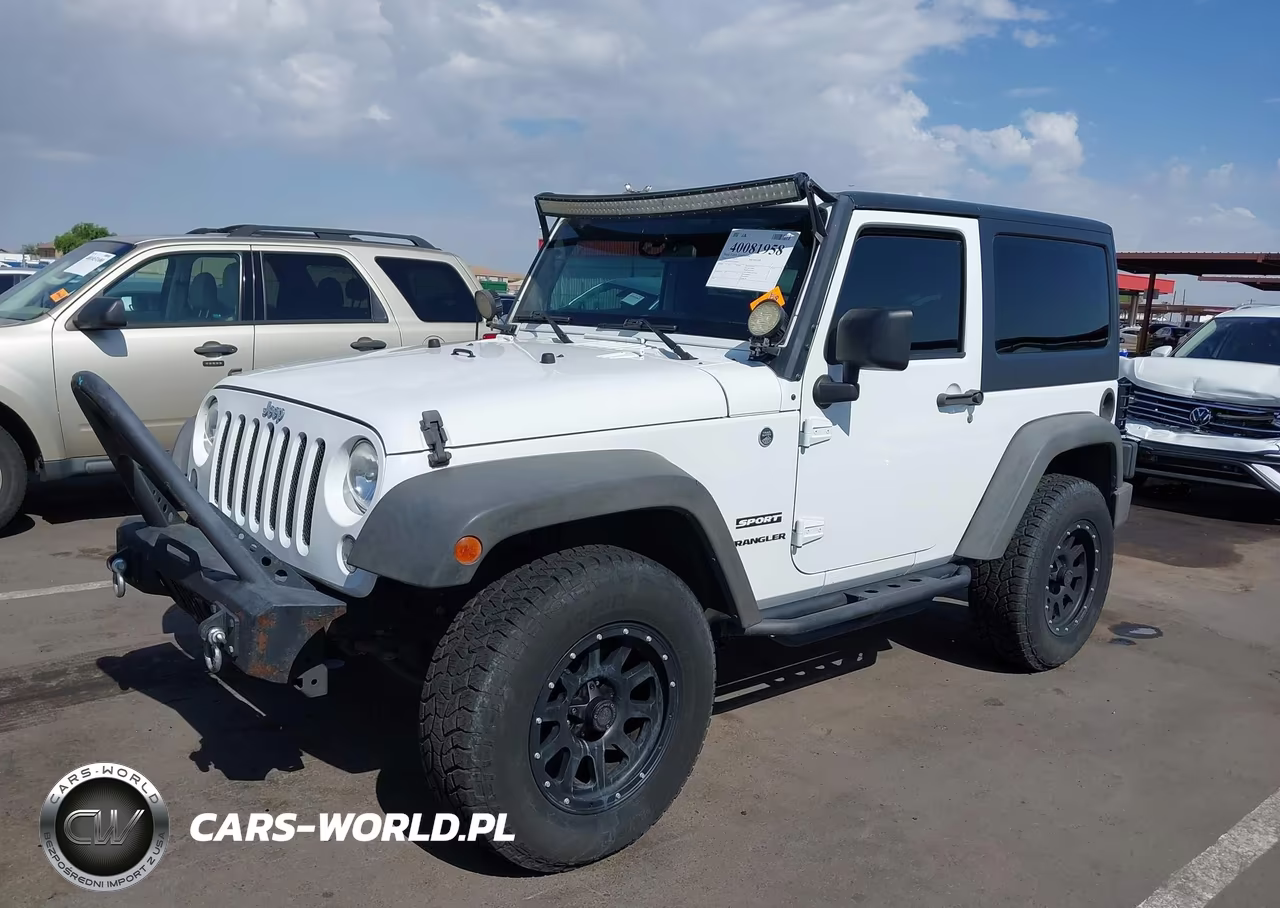 2014 Jeep Wrangler Sport VIN:1C4AJWAGXEL258385 - 2